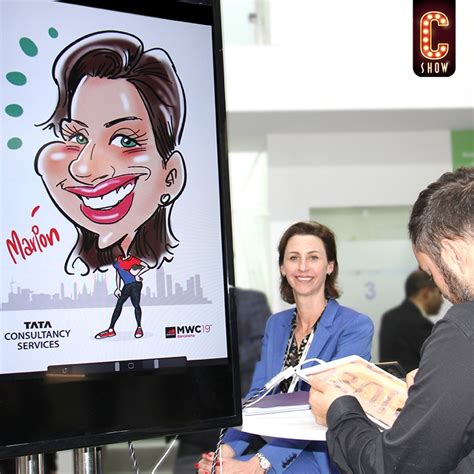 Live Digital Event Caricature Artist .